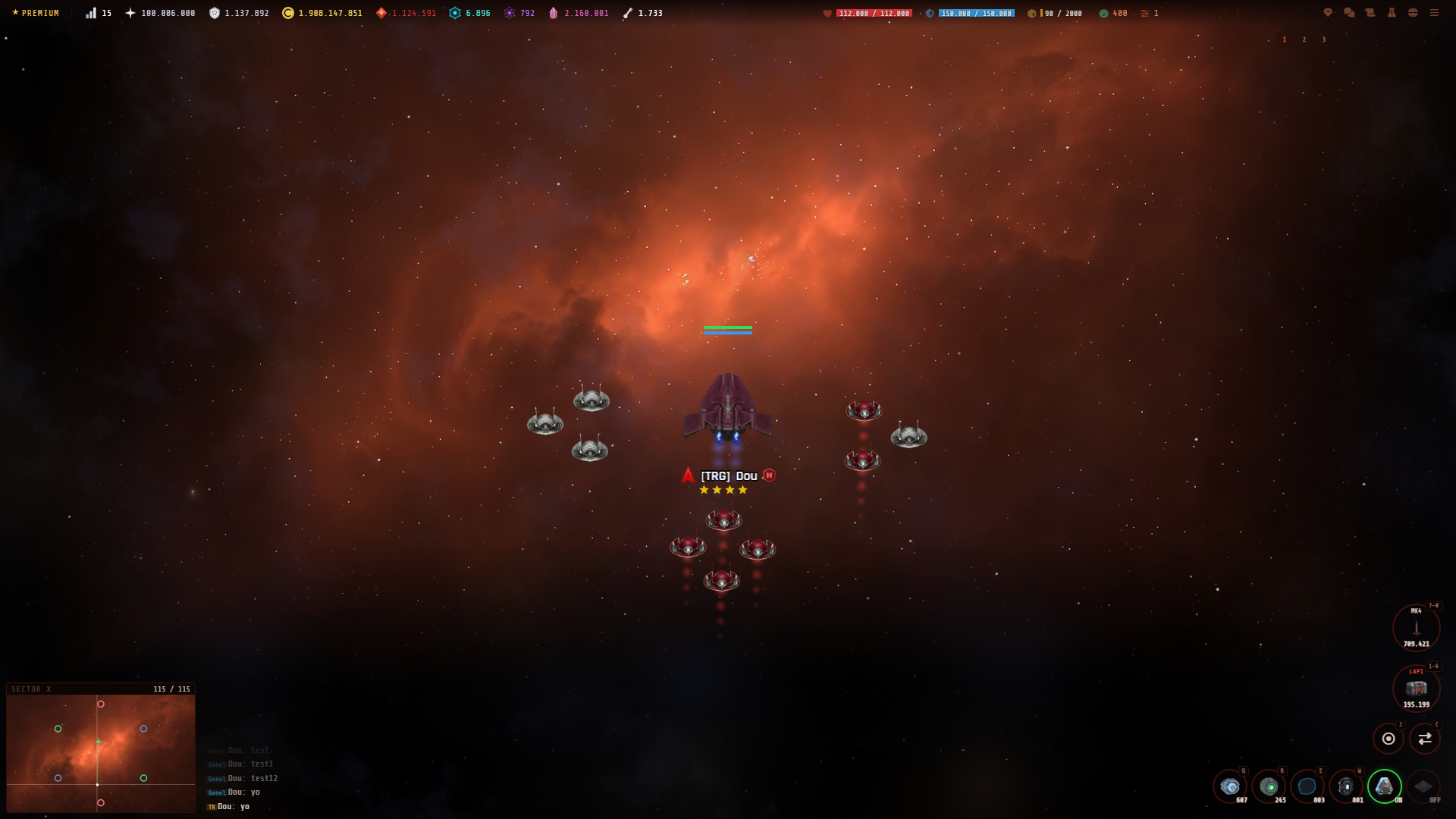 Red Galaxy - Space Station