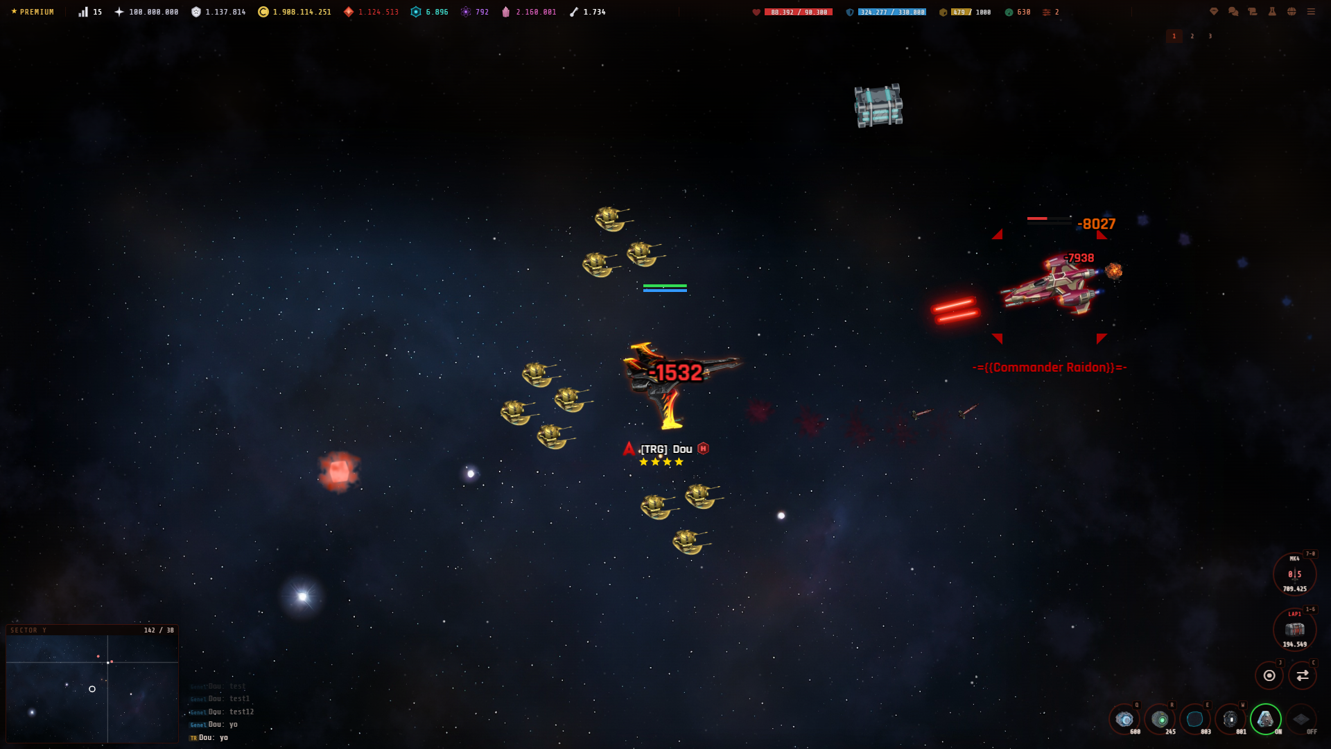 Red Galaxy - Commander Battle